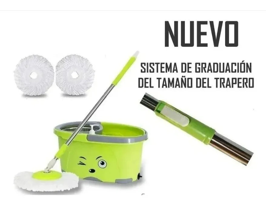 Trapero Mágico Con Balde 360°