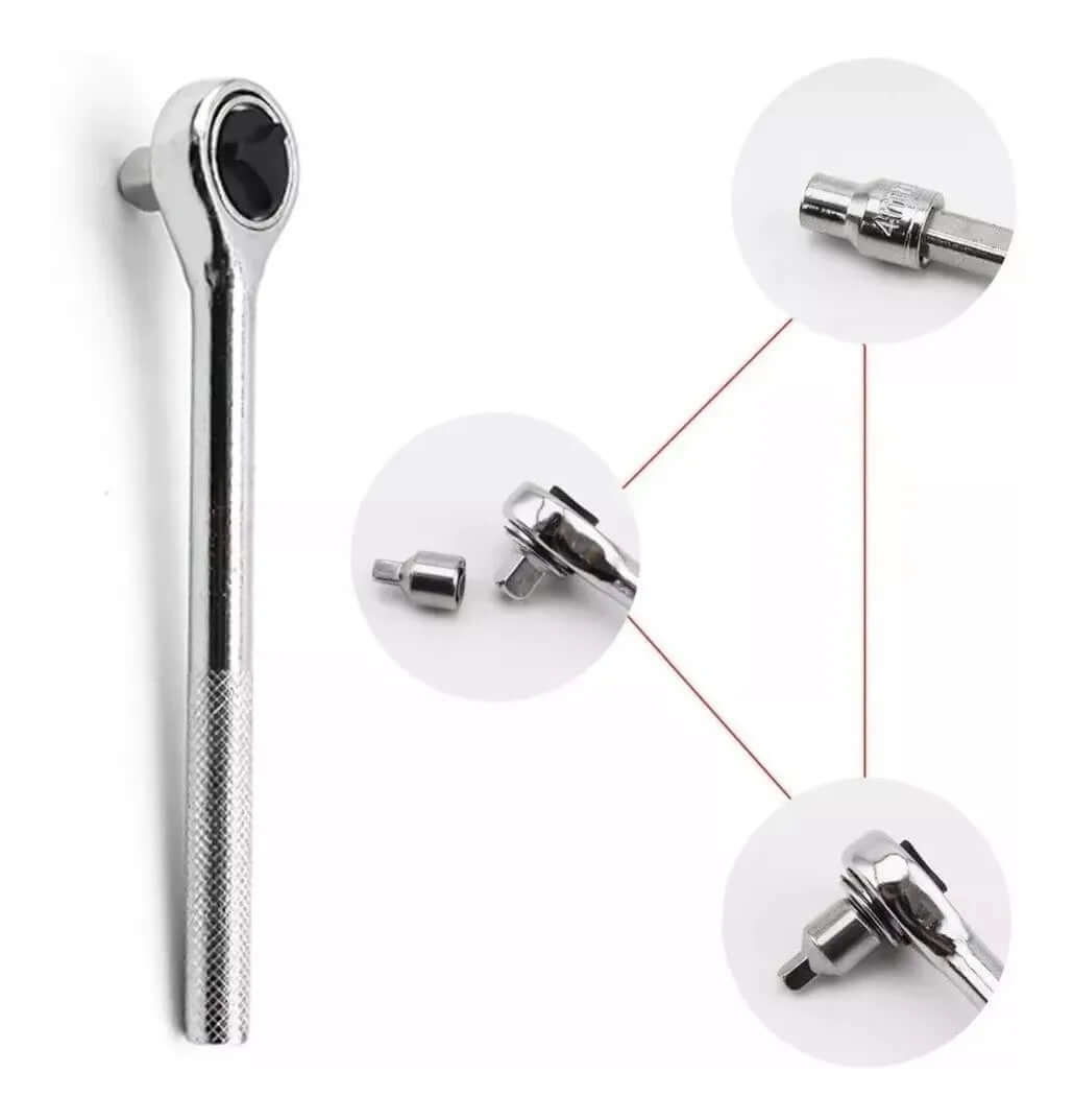 Juego De Raches Copas 40 Piezas Mecánica Motos Vehículos