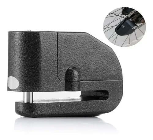 Candado Para Moto Freno De Disco + Alarma Bloqueo Antirrobo