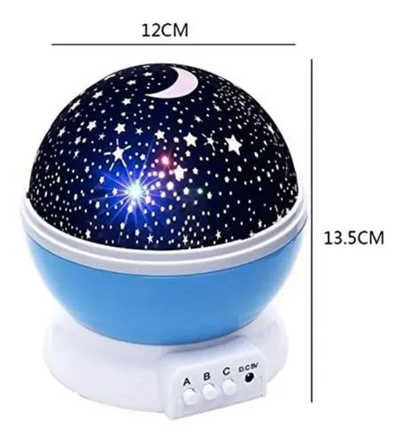 Lampara Rotatoria Proyector Cielo Estrellas giratoria