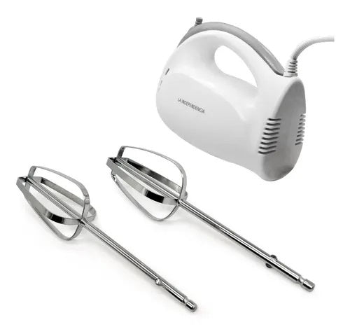 Batidora De Mano Casera 7 Velocidades Ganchos