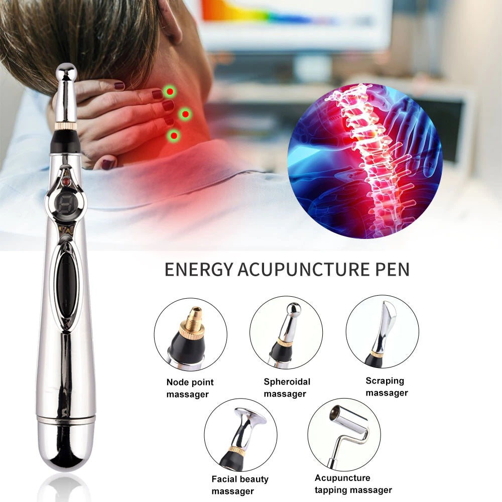 Lápiz Acupuntura Electrónico Terapia Dolor Masaje Magnetico