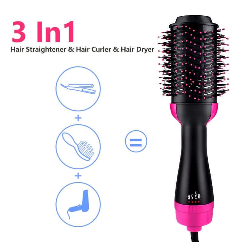 Cepillo secador De Aire Caliente Para Cabello alisado One - Step