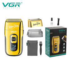 Afeitadora Profesional VGR V-332 Dorada – Recargable con Pantalla LED ✂️