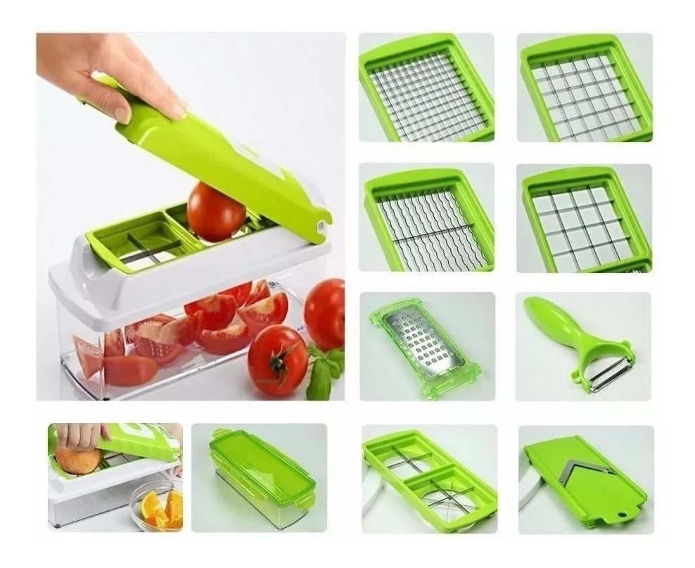 Picatodo Procesador Alimentos Nicer Dicer Ayudante Cocina - zaffary store