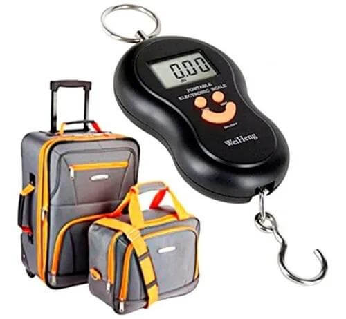 Promoción Bascula Digital Pesa Maleta Equipaje 50kg Hometech Lcd Mnr - zaffary store