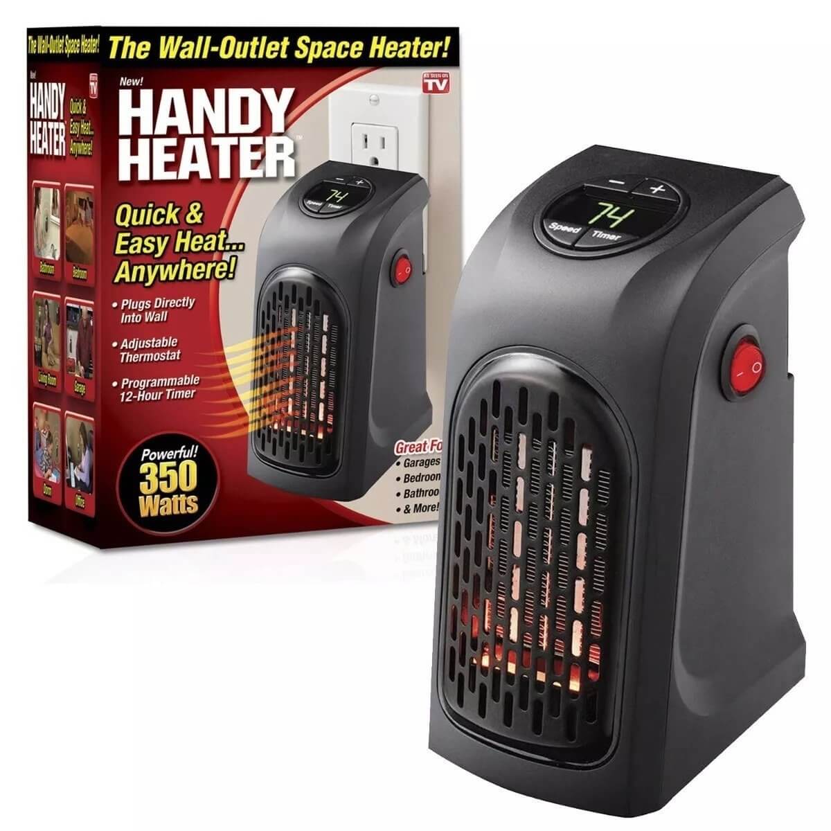 Calentador Eléctrico Portátil Handy Heater 400w