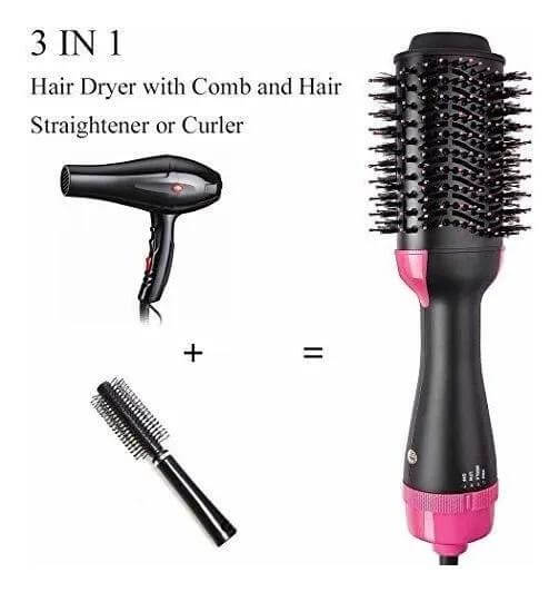 Promoción Cepillo secador De Aire Caliente Para Cabello alisado One - Step - zaffary store