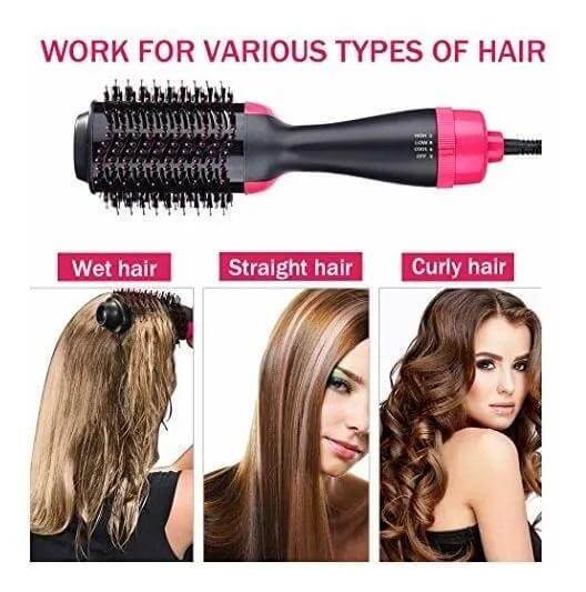 Promoción Cepillo secador De Aire Caliente Para Cabello alisado One - Step - zaffary store