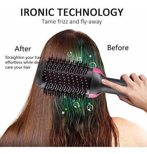 Promoción Cepillo secador De Aire Caliente Para Cabello alisado One - Step - zaffary store