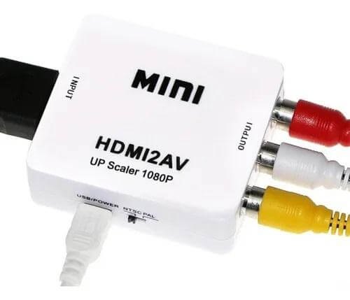 Promoción Convertidor Adaptador De Hdmi A Rca Video Version 1080p - zaffary store