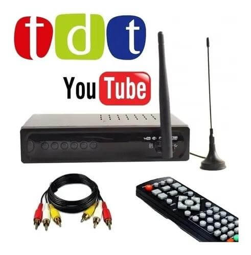 Decodificador Tdt Con Wifi+ Antena +Control + Cabl