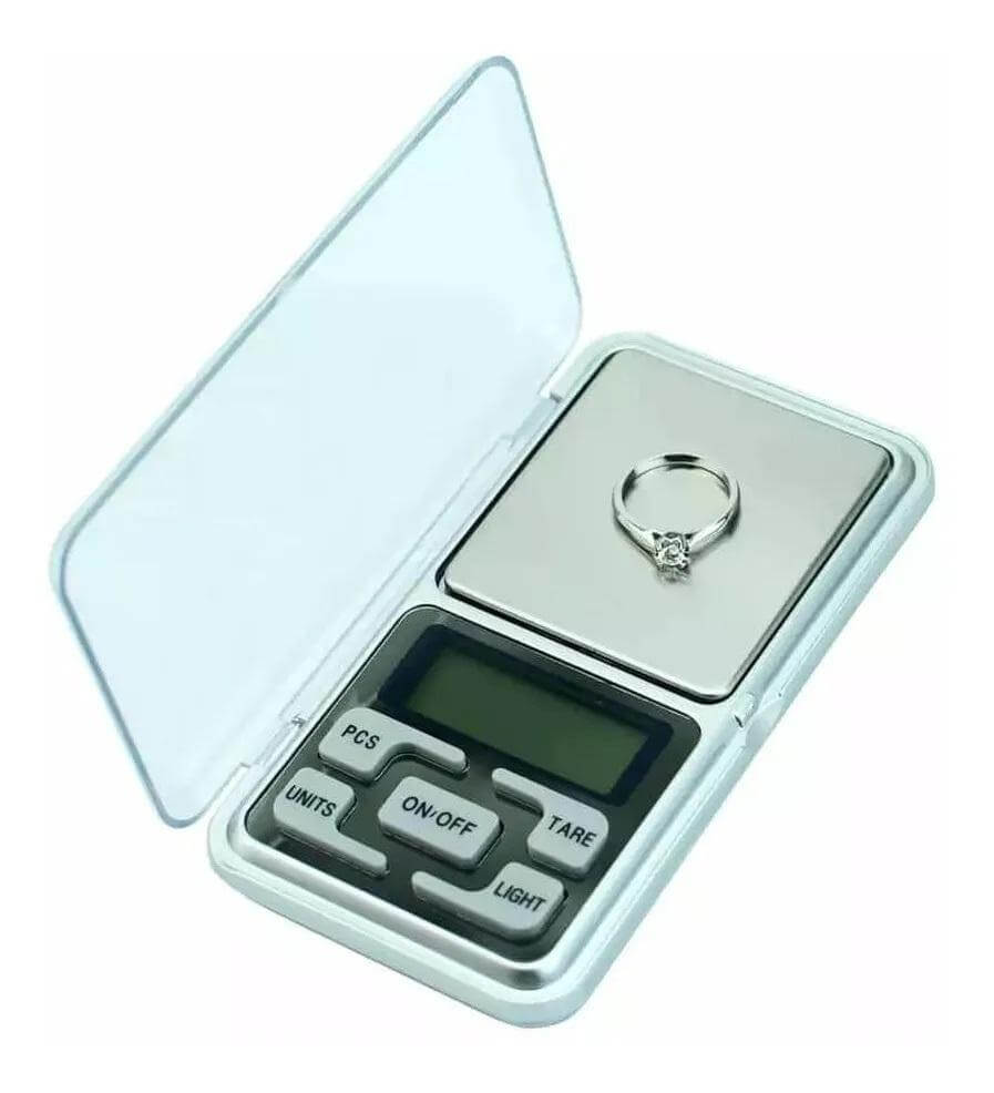 Promoción Gramera Báscula Digital 0.1g 500g Lcd Luz Protector Medida - zaffary store