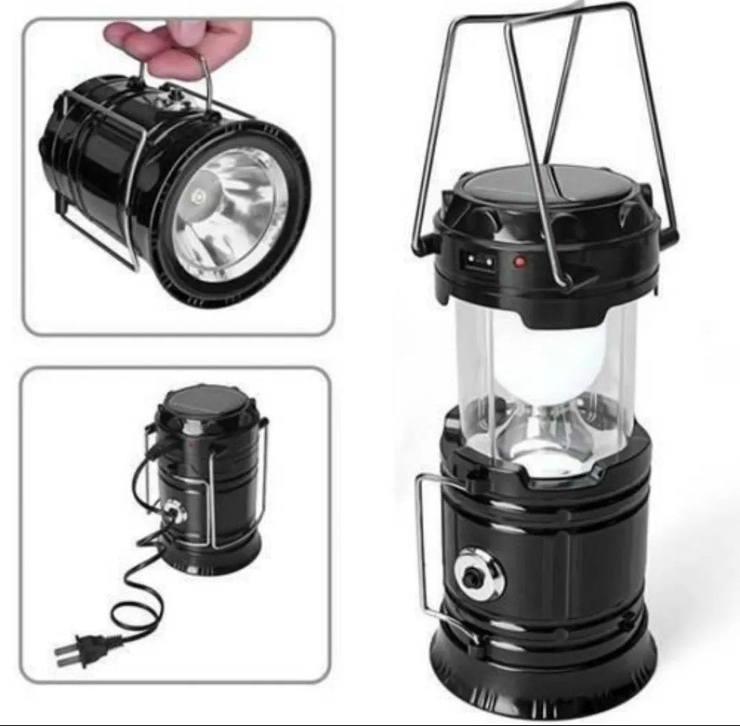 PromociĂłn Lampara, linterna Solar, recargable Para Camping, - zaffary store
