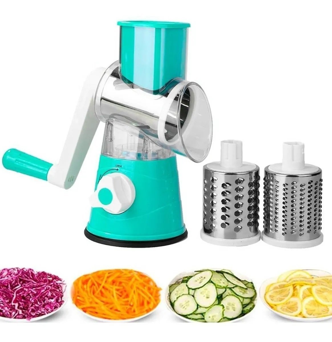 Promoción Molino Cortador Rallador 3 En 1 Para Verdura - zaffary store