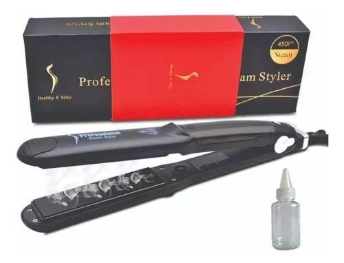 Plancha Cabello Vapor Tratamiento Keratina Argan Styler