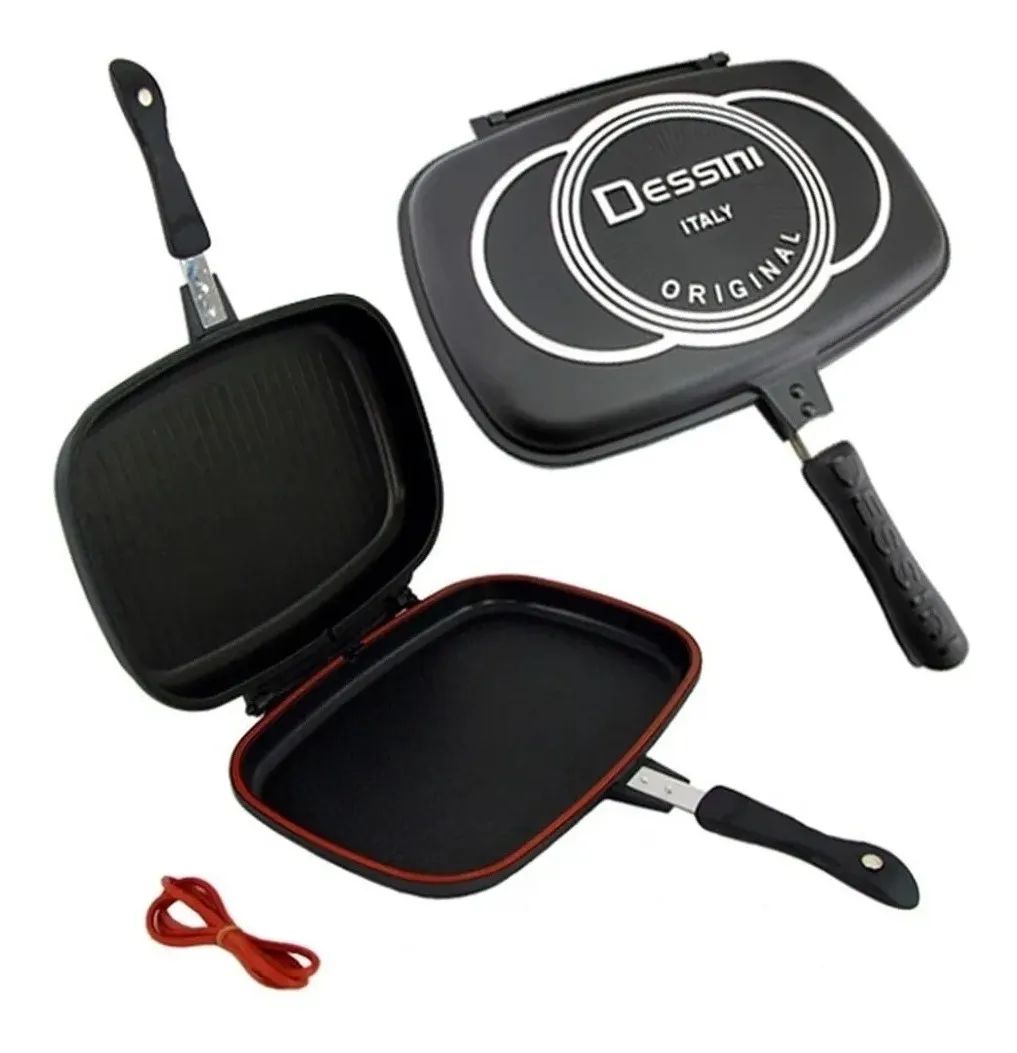 Promoción Sartén Dual Dessini Doble Parrilla Italy Antiadherente - zaffary store