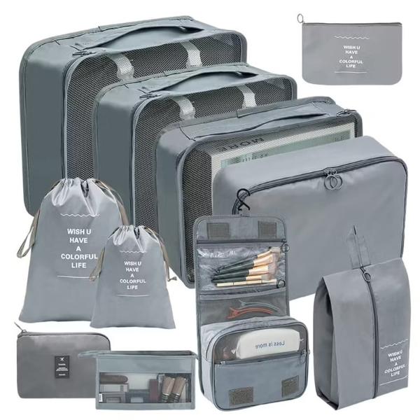 Set organizador de viaje 11piezas