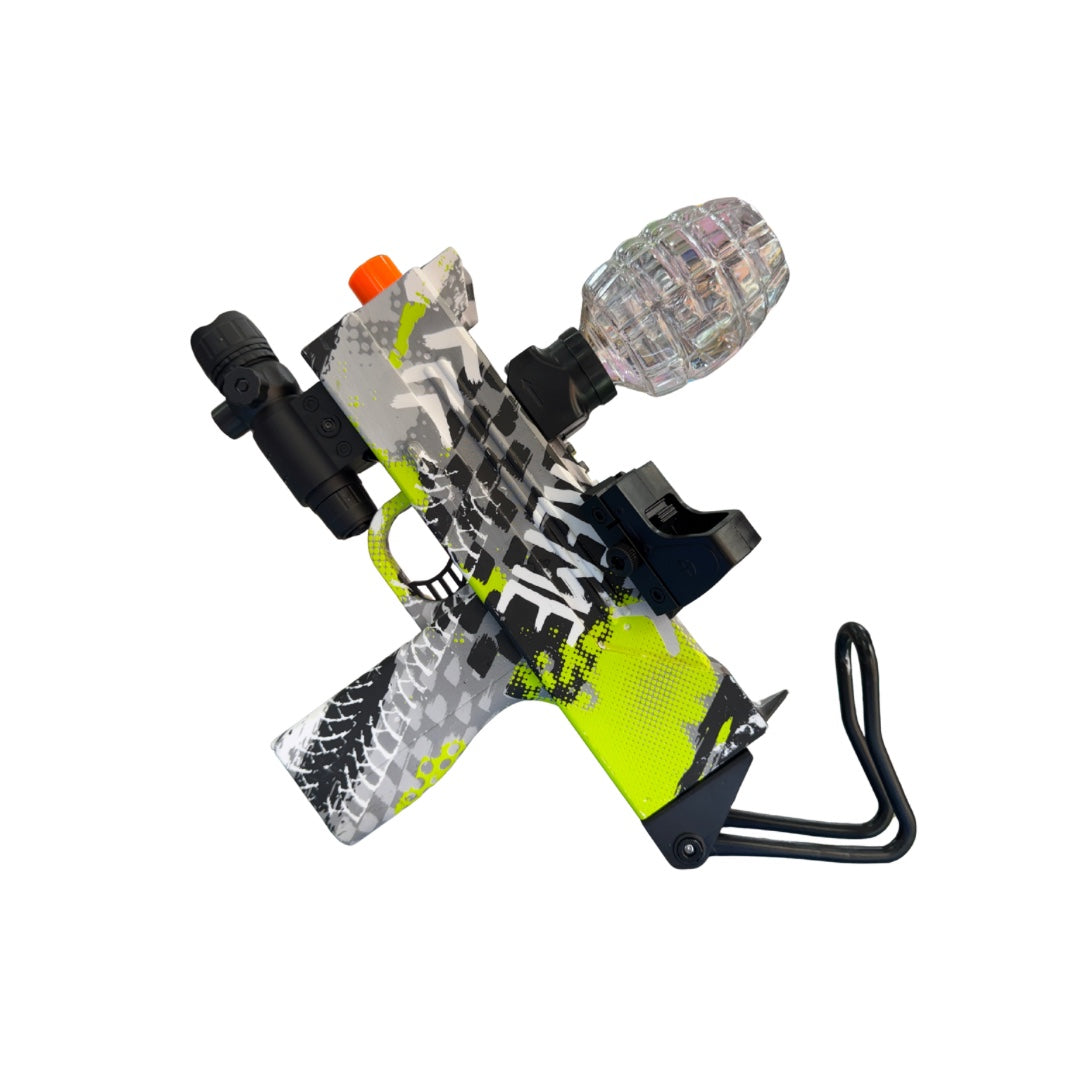 Pistola de Gel para Niños con Mira y Láser 🎯 Juego Recargable con Balines de Agua