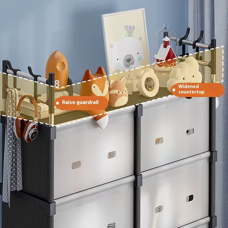 Organizador Modular con Cajones Apilables 🧸 Ideal para Juguetes, Ropa y Hogar