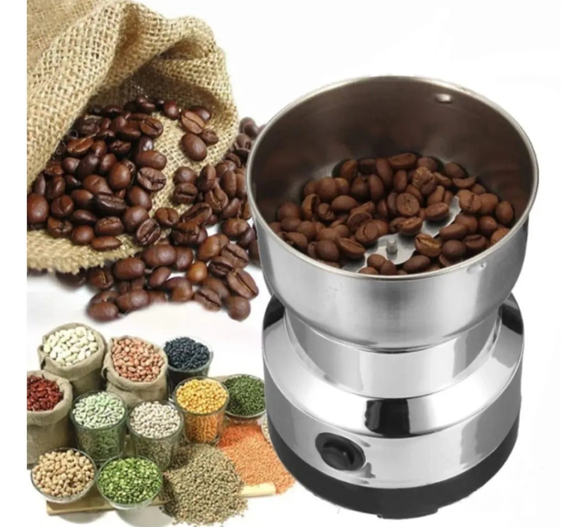 Molino Triturador Moledor De Café,especias Metálicoeléctrico