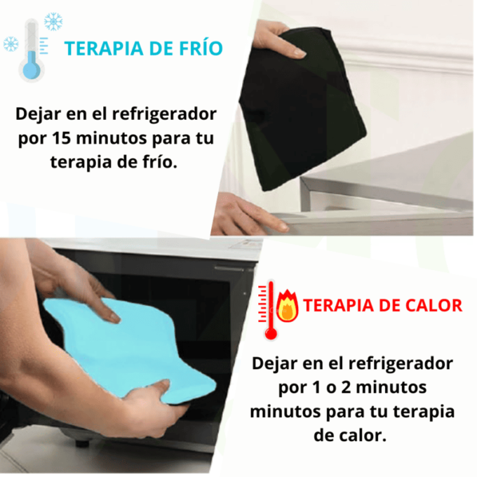 Máscara Facial Sombrero Alivio Migraña Gel