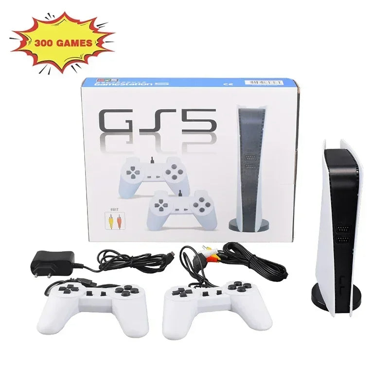 (1)Nueva estación de juegos GS5 5 Consola de videojuegos con 620 juegos clásicos TV de 8 bits Consola Retro USB con cable reproductor de juegos portátil salida AV