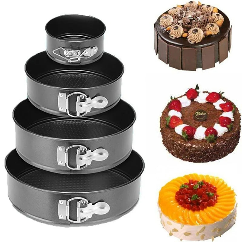 Repostería Moldes Pasteles Juego 3 Redondos Molde Hornear 20-22-24CM
