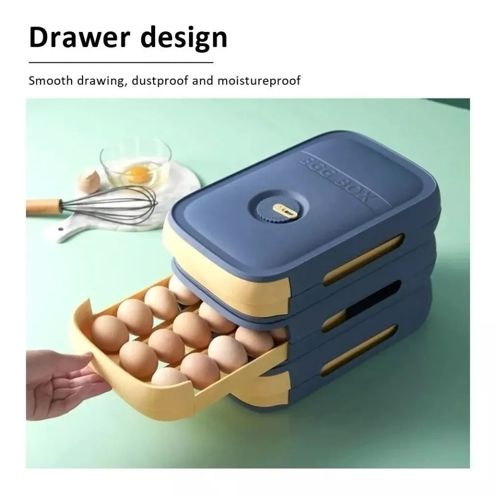Cajón Organizador para Huevos – 20 unidades, Plegable y Seguro