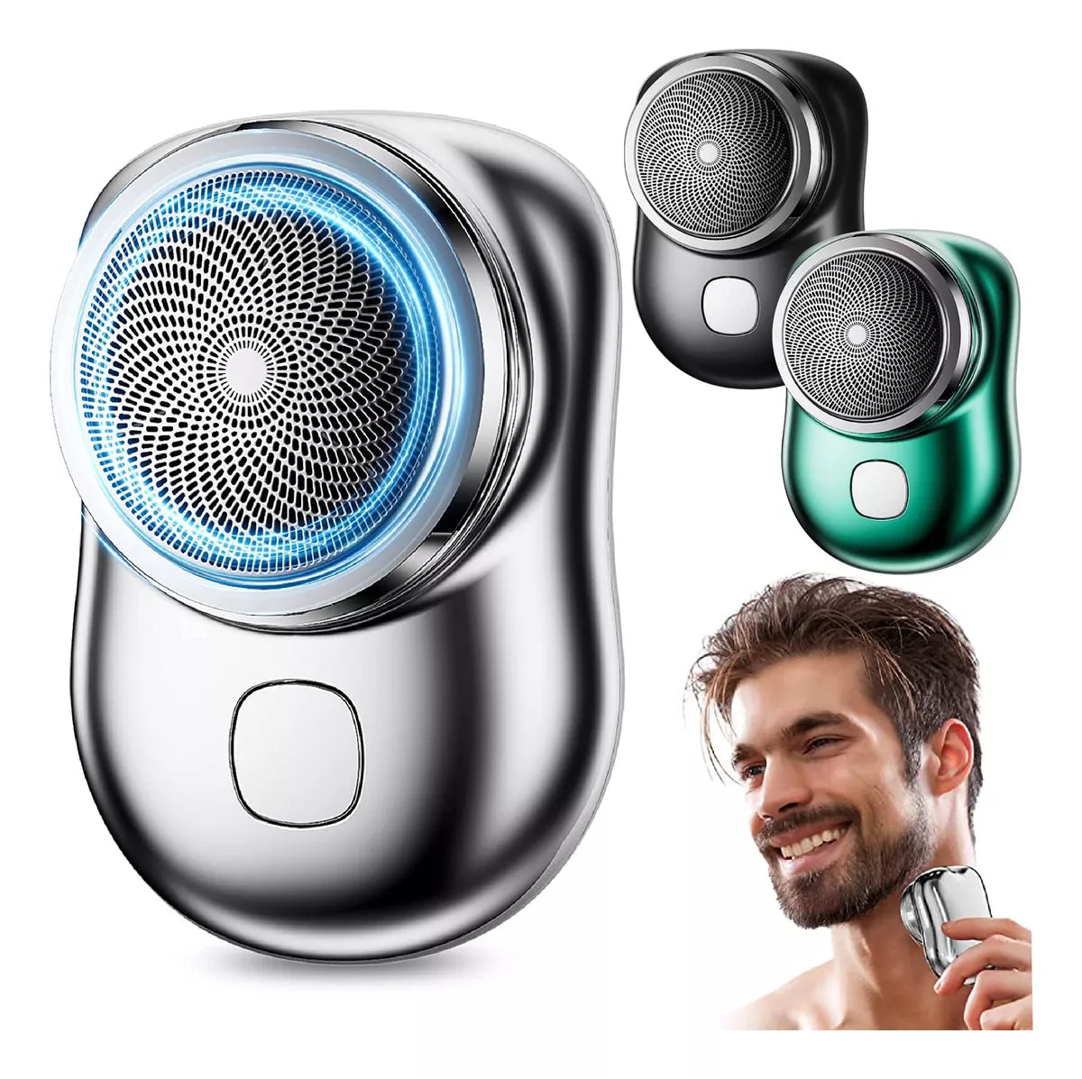 Mini-shave Afeitadora Eléctrica Lavable Portátil Hombres