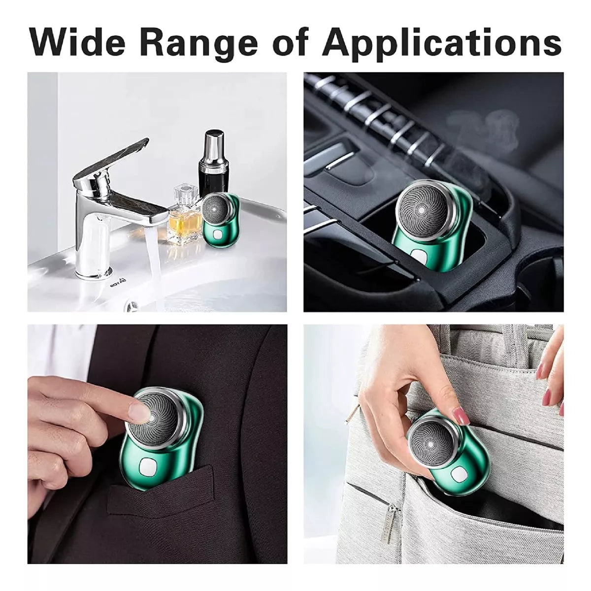 Mini-shave Afeitadora Eléctrica Lavable Portátil Hombres
