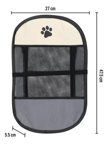 Casa Corral Para Perros Plegable Mascota Aire Libre Chico Color Gris