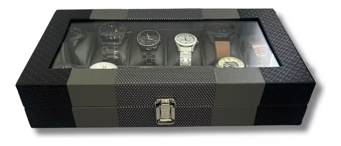 Estuche de Lujo para Relojes ⌚ Organizador x12 Puestos