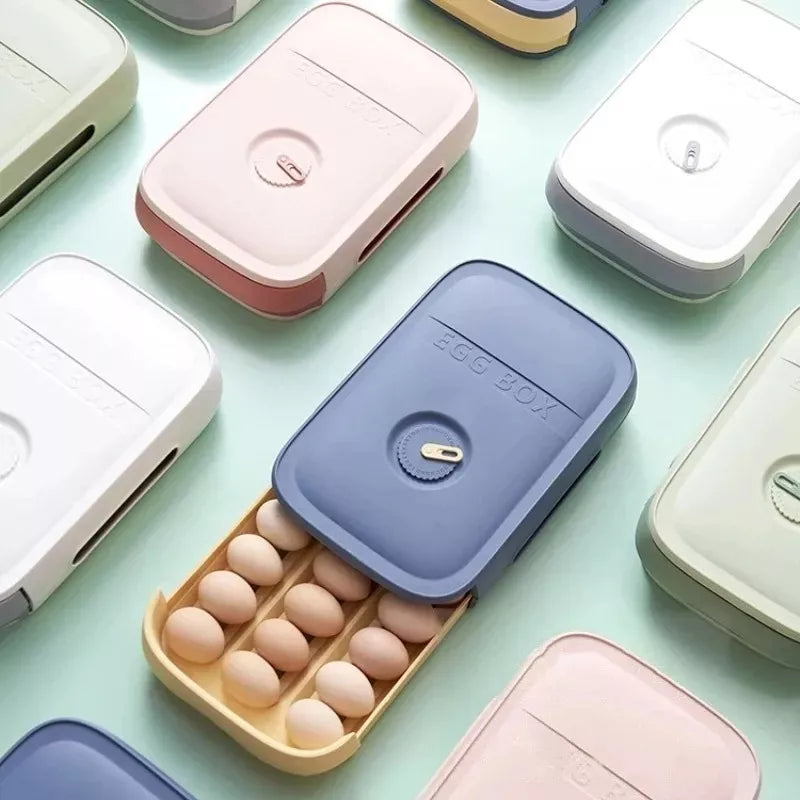 Cajón Organizador para Huevos – 20 unidades, Plegable y Seguro