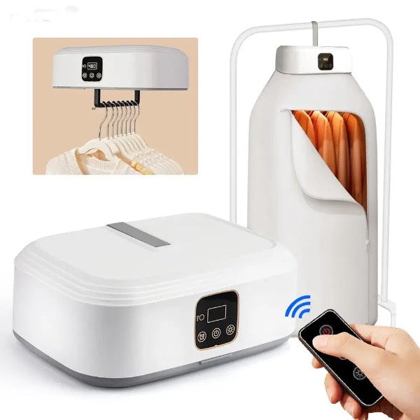 Secador Portátil de Ropa con Control Remoto 👕 Seca Prendas Fácil y Rápido en Casa