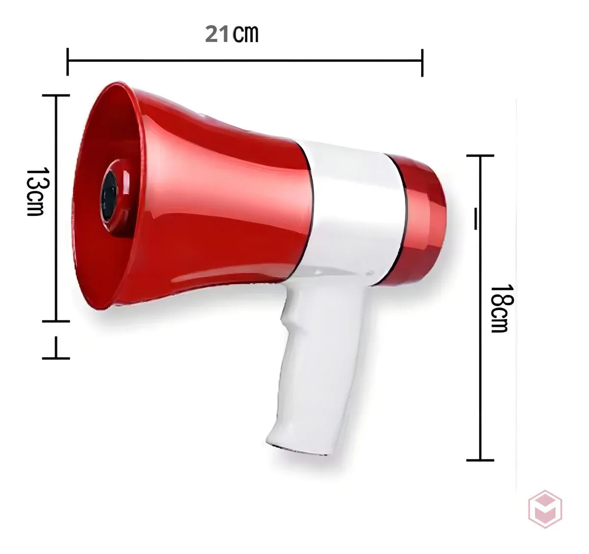 Megáfono Recargable 50W con Bluetooth y Grabación 🔊