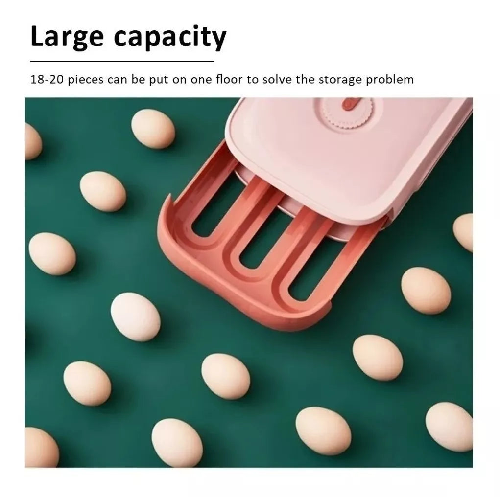 Cajón Organizador para Huevos – 20 unidades, Plegable y Seguro