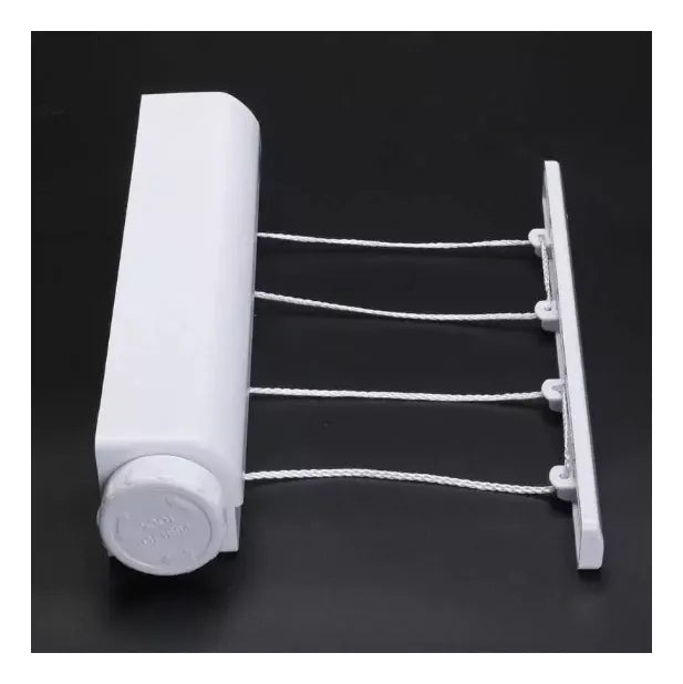 Tendedero Retractil Para Ropa De 5 Lineas Ajustable 3.7 Mts