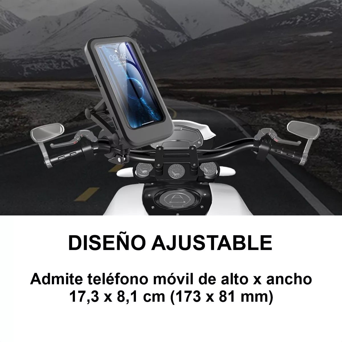 Soporte Celular Moto Bicicleta Estuche Universal Impermeable