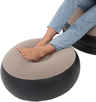 Sillón Inflable con Apoya Pies 🛋️ Incluye Bomba de Pie