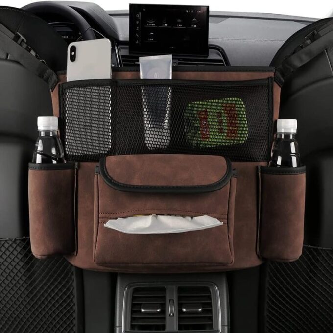 Organizador para Asiento de Auto 🚗 Mantén Todo Ordenado y a la Mano