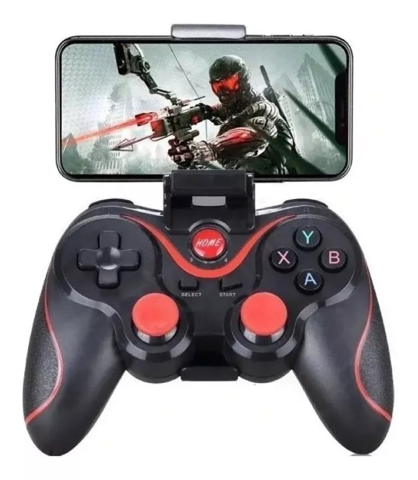 Control Inalámbrico Bluetooth Joystick Y Gamepad Android Ios Color Negro