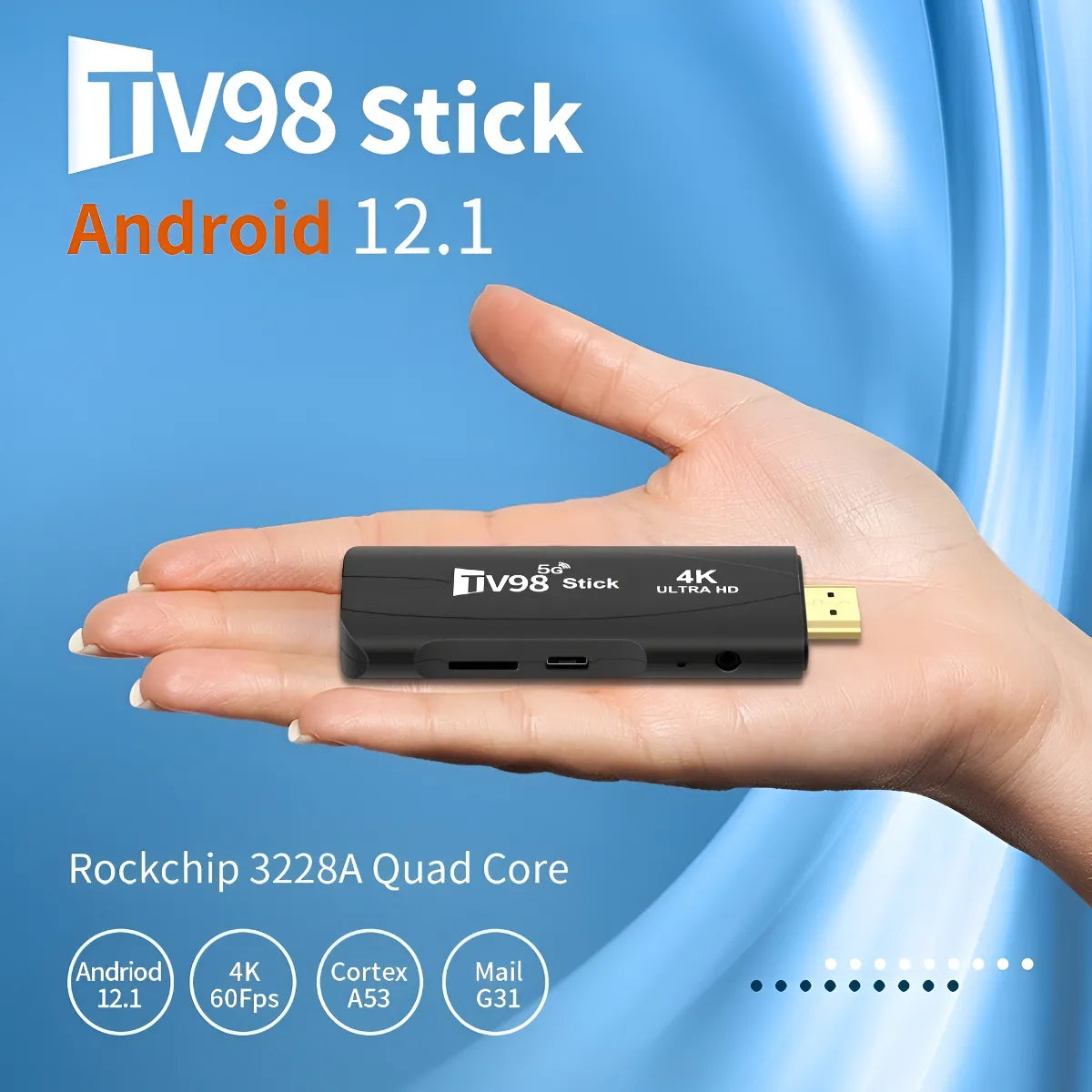 TV Stick 4K Android 📺 Convierte Cualquier TV en Smart