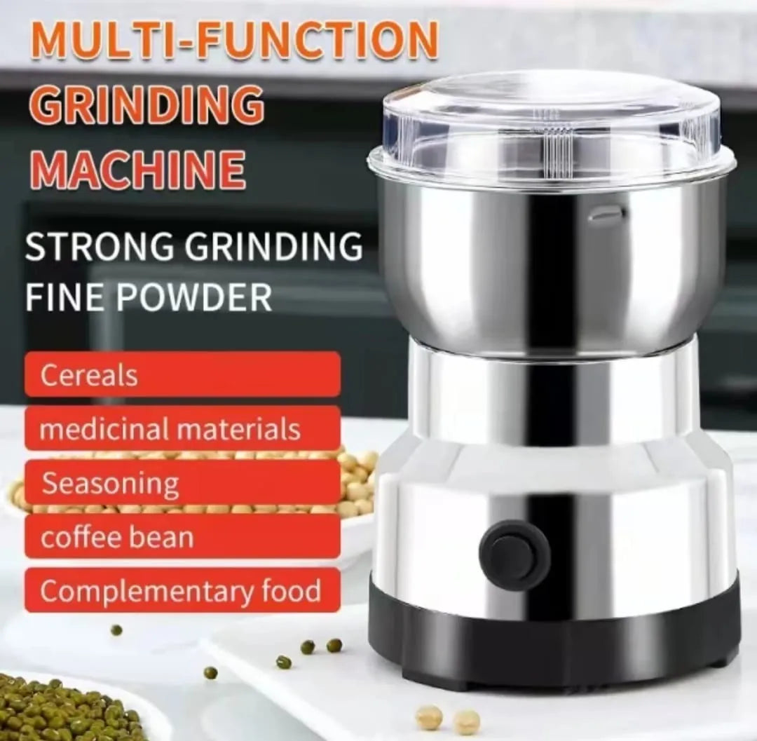 Molino Eléctrico Triturador Café Especias Y Granos Metalico