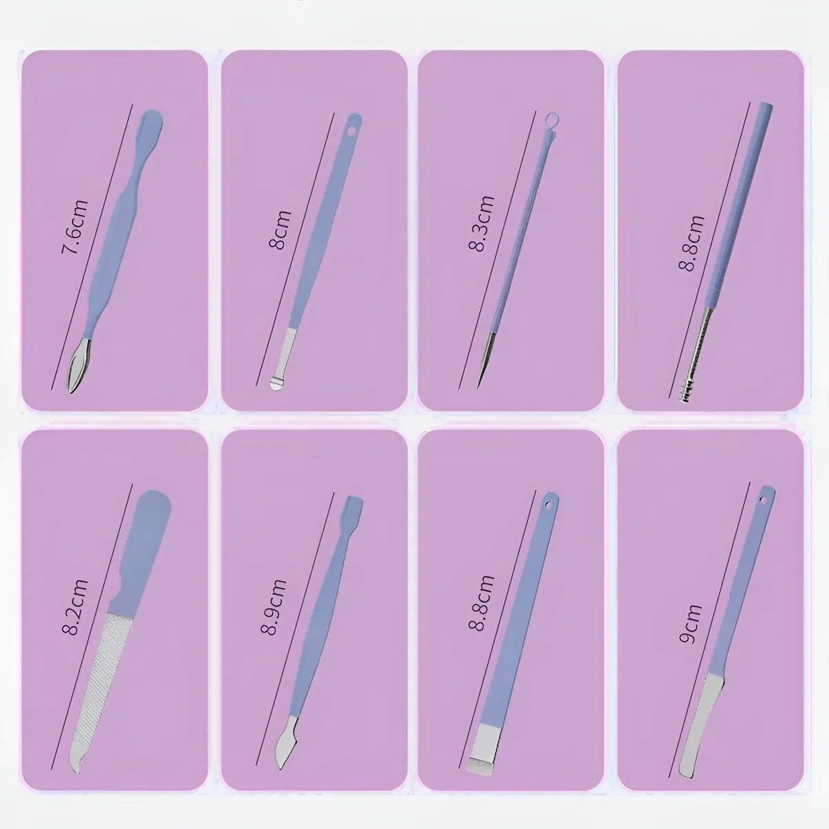 Set de Manicure y Pedicure Profesional 💅 16 Piezas en Acero Inoxidable