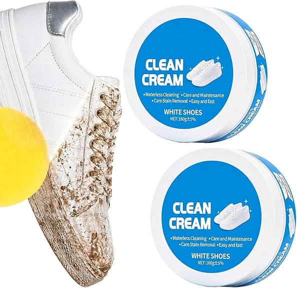 Crema Limpiadora Blanqueadora para Zapatos – Quita Manchas 👟