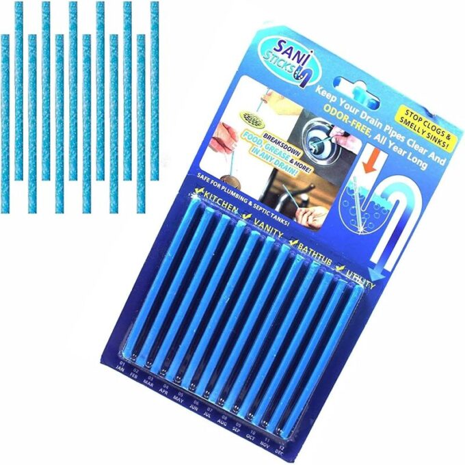 (1)Barras de limpieza para sifones y tuberia set12