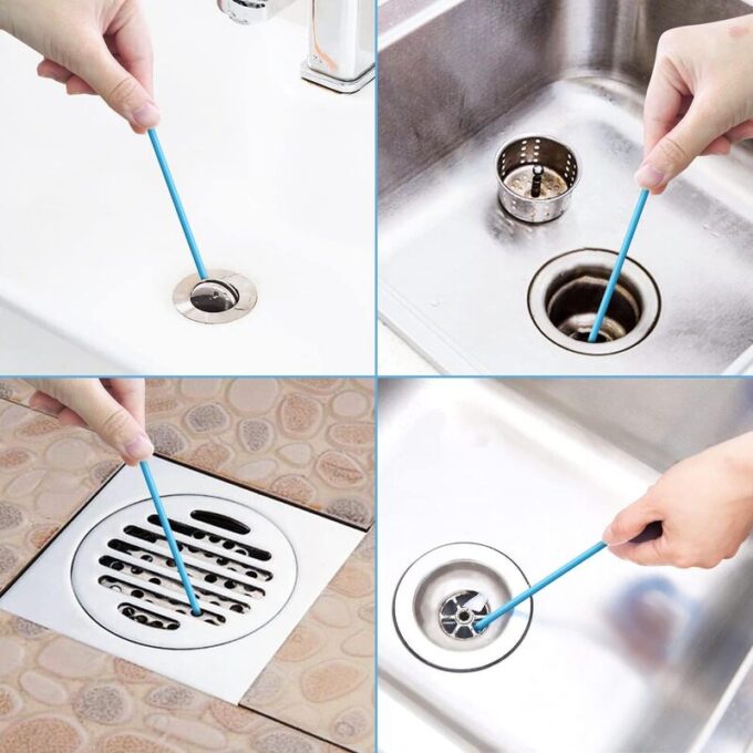 (1)Barras de limpieza para sifones y tuberia set12