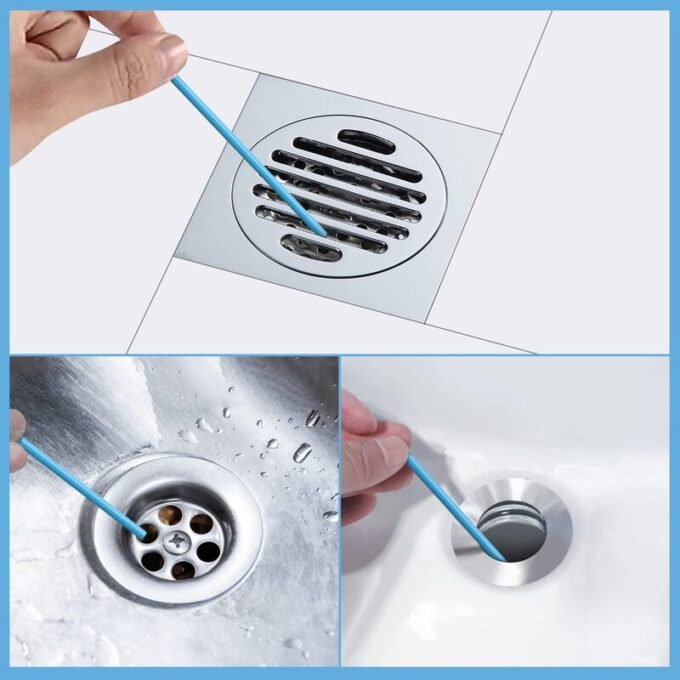 (1)Barras de limpieza para sifones y tuberia set12