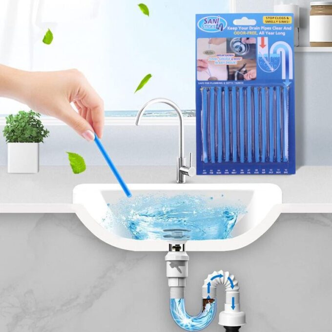 (1)Barras de limpieza para sifones y tuberia set12